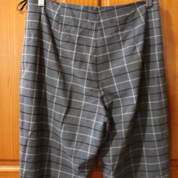 Ellen Ashley Gray Plaid Career Slacks Pants Vintage 12 - Picture 7 of 10